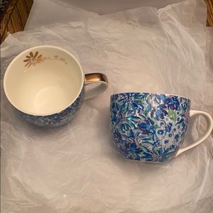 Brand new set of 2 Lilly Pulitzer mugs
